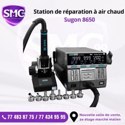 Station de réparation à air chaud sugon 8650
