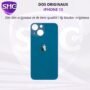 Dos Iphone 13 Simple - Bleu Turquoise