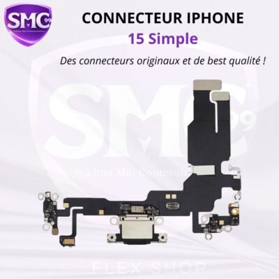 Connecteur iPhone 15 simple