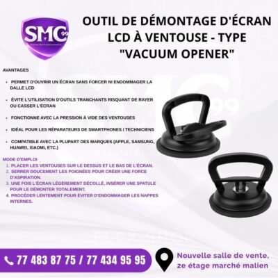 Ventouse outil de démontage d’écran