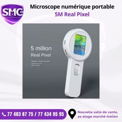 Microscope numérique portable
5M Real Pixel